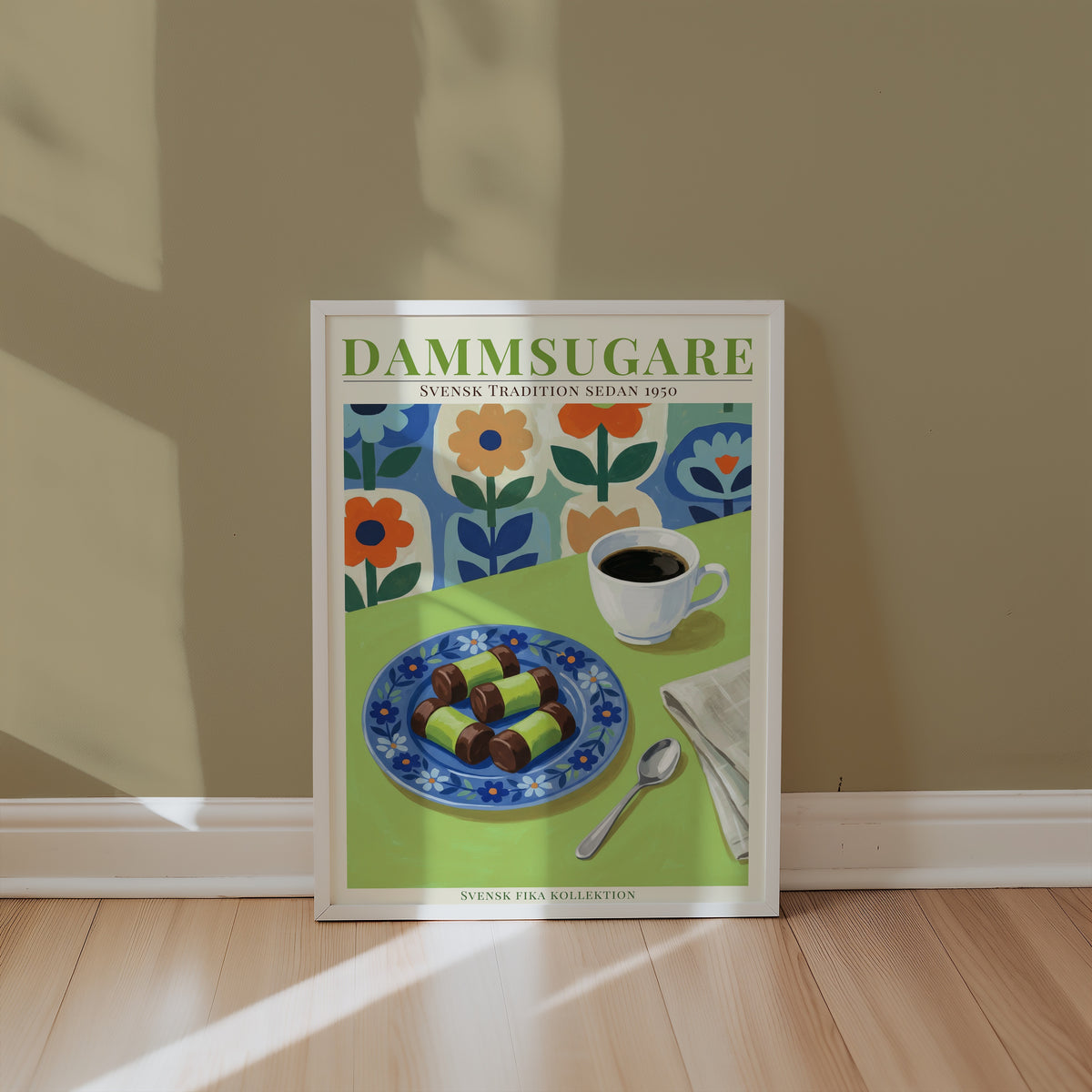 Dammsugare (Punchrulle) Poster i ram pa vagg i rum - Bozetto