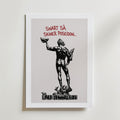 Snart Skiner Poseidon Poster – med passepartout