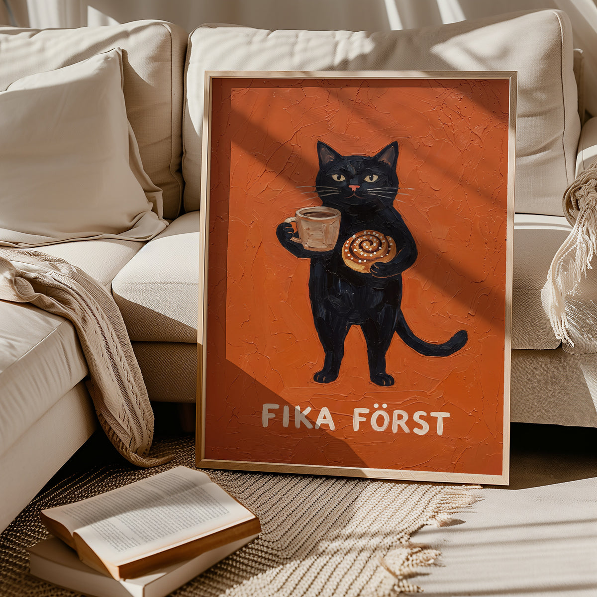 Fika Först Poster – i rum 2