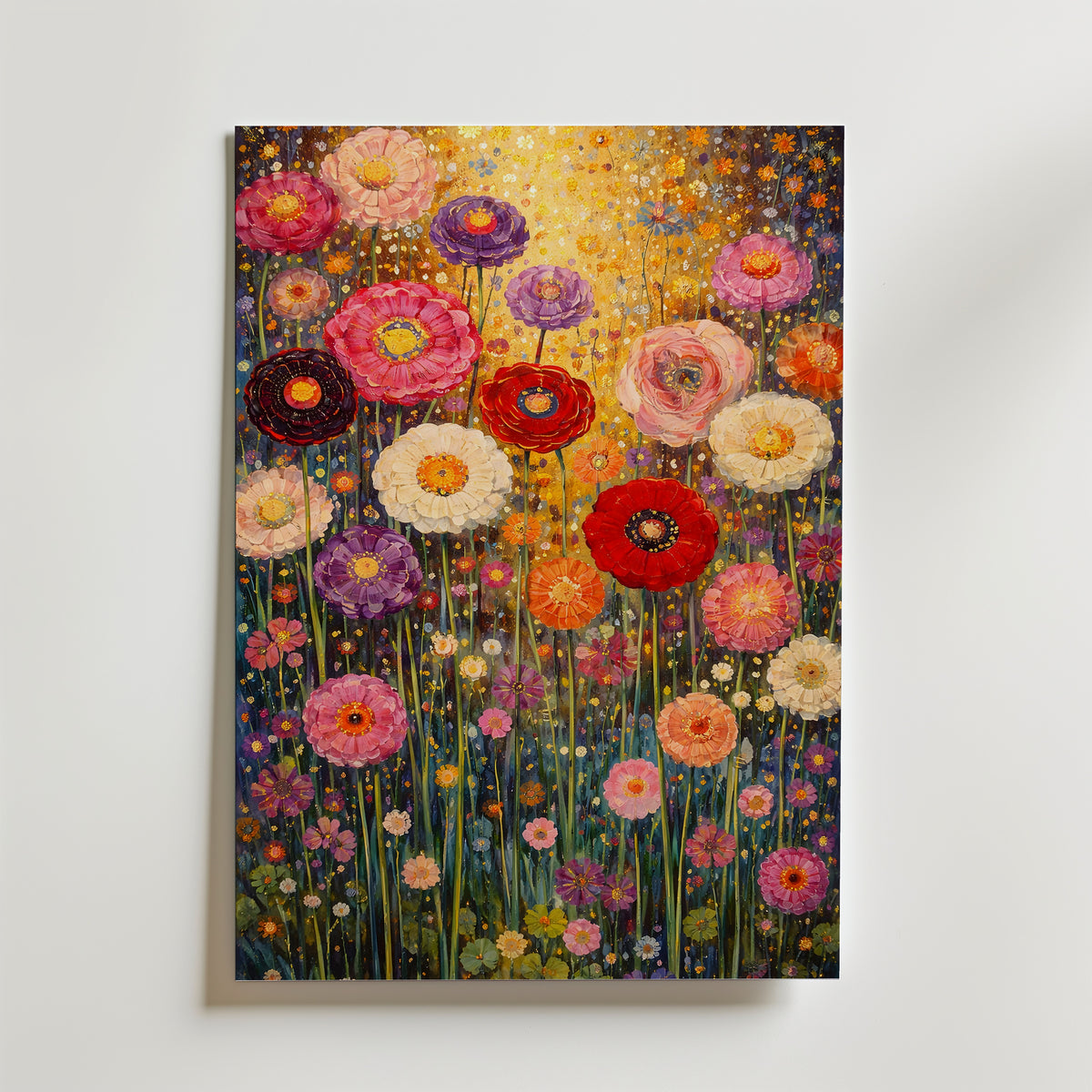 Gustav Klimt Floral Reverie Garden Poster – utan passepartout