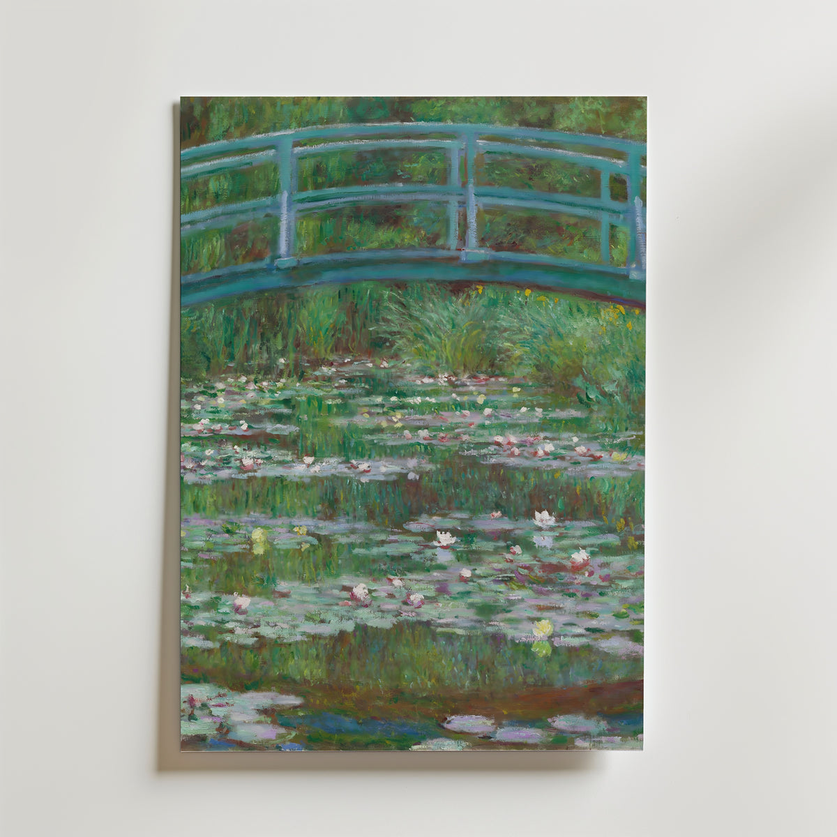 Claude Monet Footbridge Poster – utan passepartout