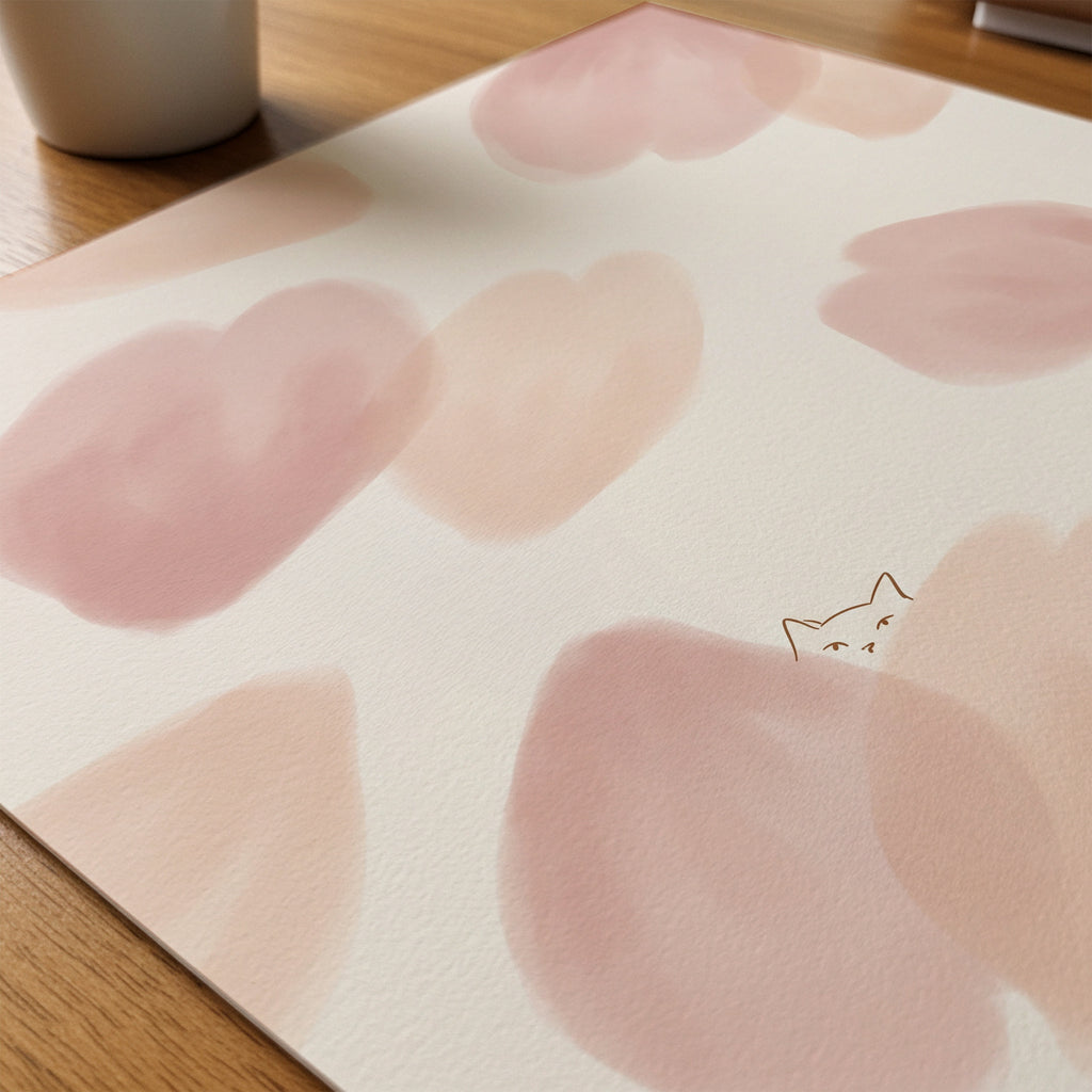 Freja Lund – Første Blomst – närbild på papper