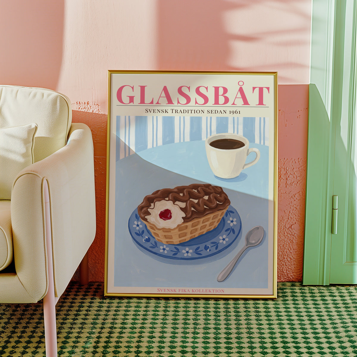 Glassbåt Poster i inredning - Bozetto