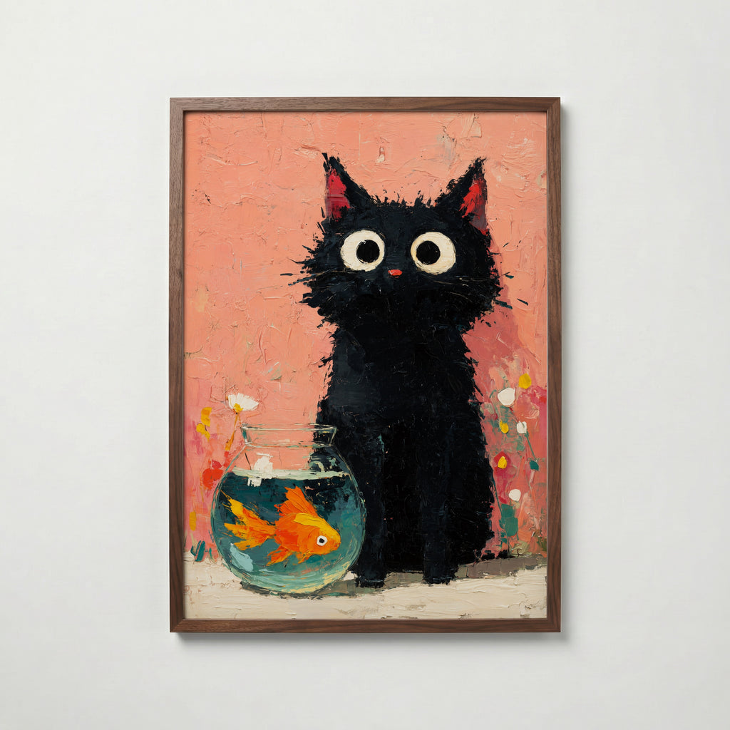 Cat Gold Fish – valnötsram