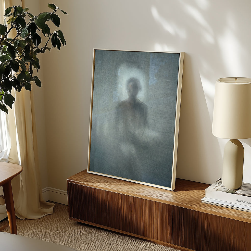 Linen Veil Poster i stilren inredning, fri frakt över 499 kr