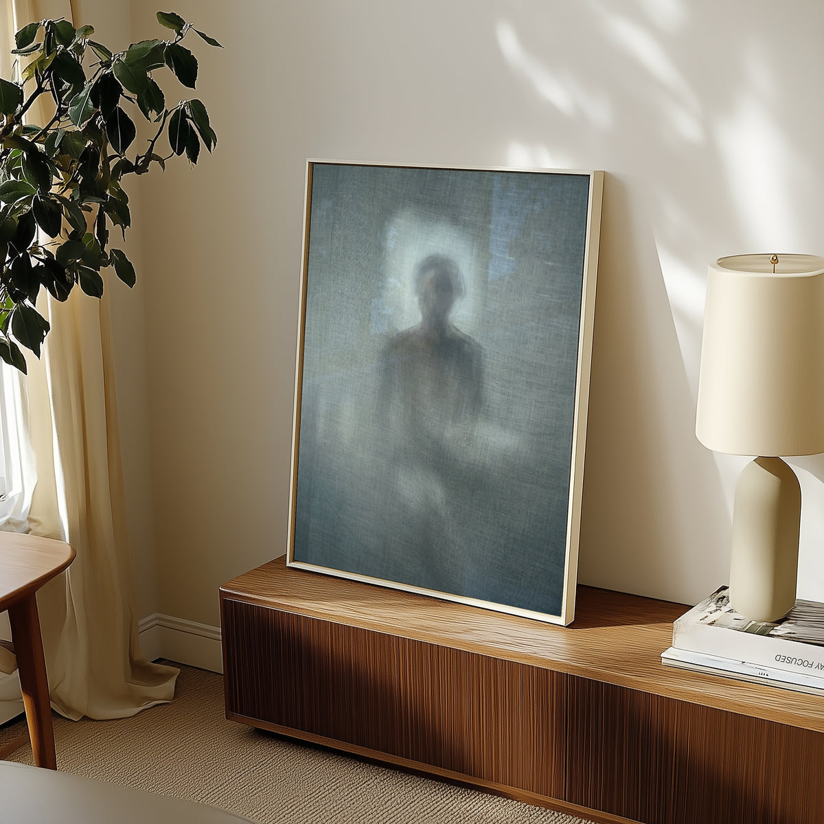 Linen Veil Poster i stilren inredning, fri frakt över 499 kr