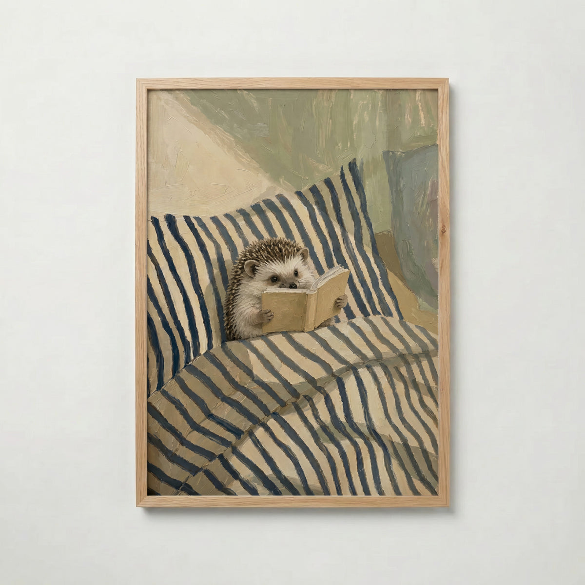 Reading Hedgehog Poster – ekram
