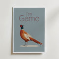 I'm Game Poster – canvas utan passepartout