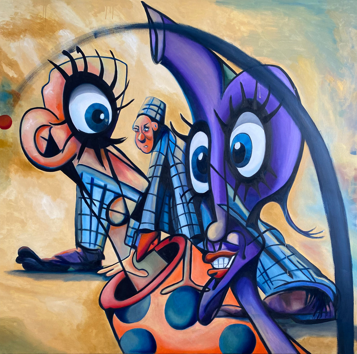 Eyes on the ball – originalverk av Tony Nilsson