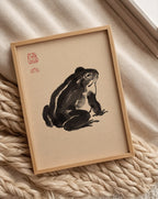 Ink Frog Poster som inredningsdetalj i stilren skandinavisk miljö