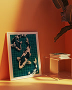 Koi Pool Poster i hemmiljö, konst från Bozetto