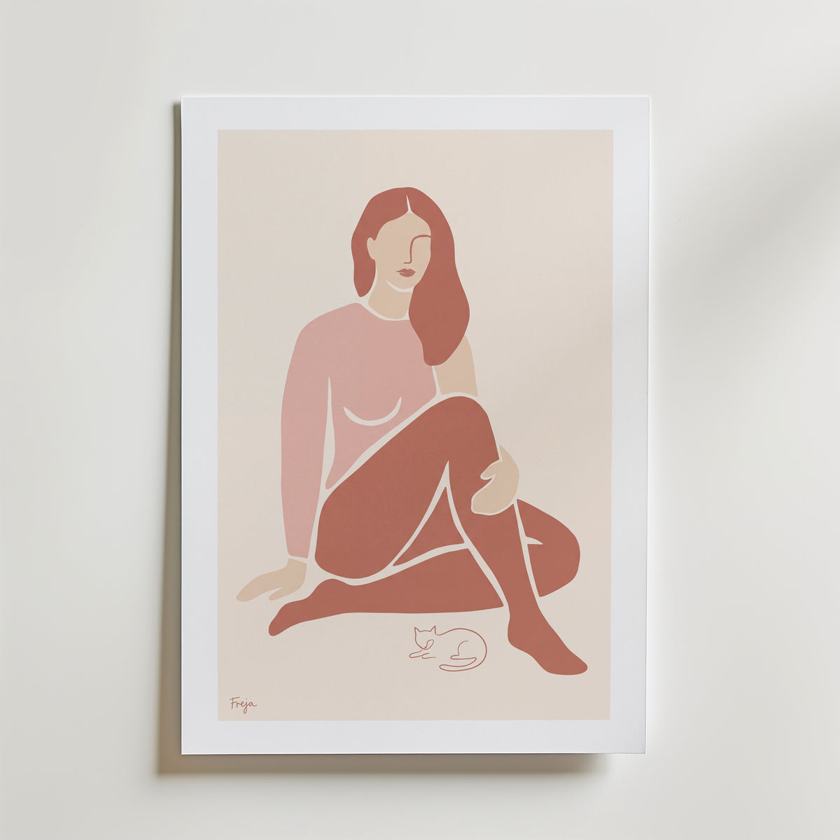Freja Lund – Kvinde – med passepartout