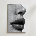 Line Portrait Poster – canvas utan passepartout