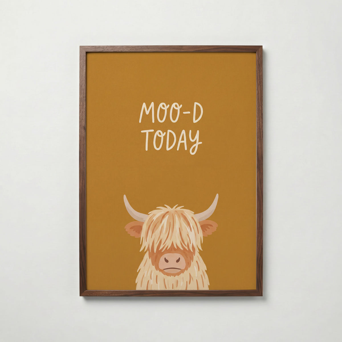 Moo-D Today Poster – valnötsram