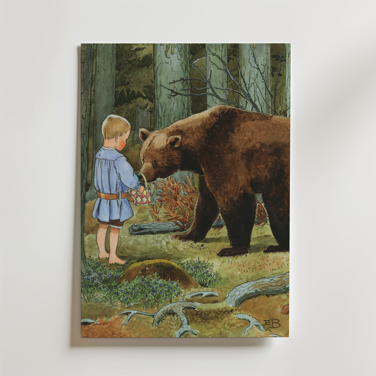 Elsa Beskow Mors lilla Olle 1903 Poster – utan passepartout