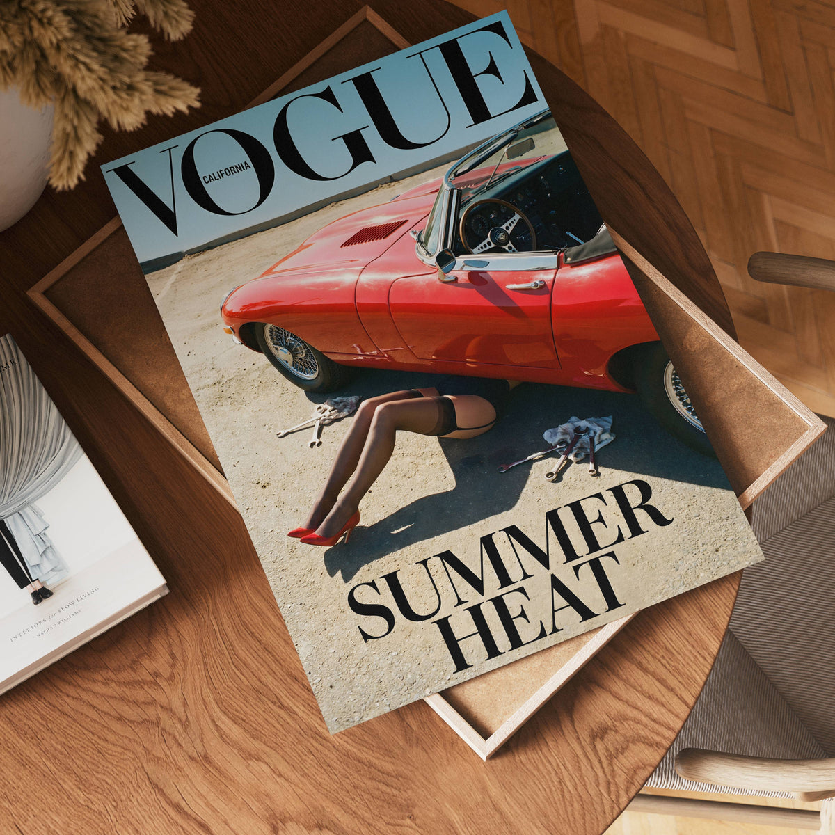 Vogue Summer Heat – affisch med snyggt motiv, köp enkelt hos Bozetto i flera storlekar