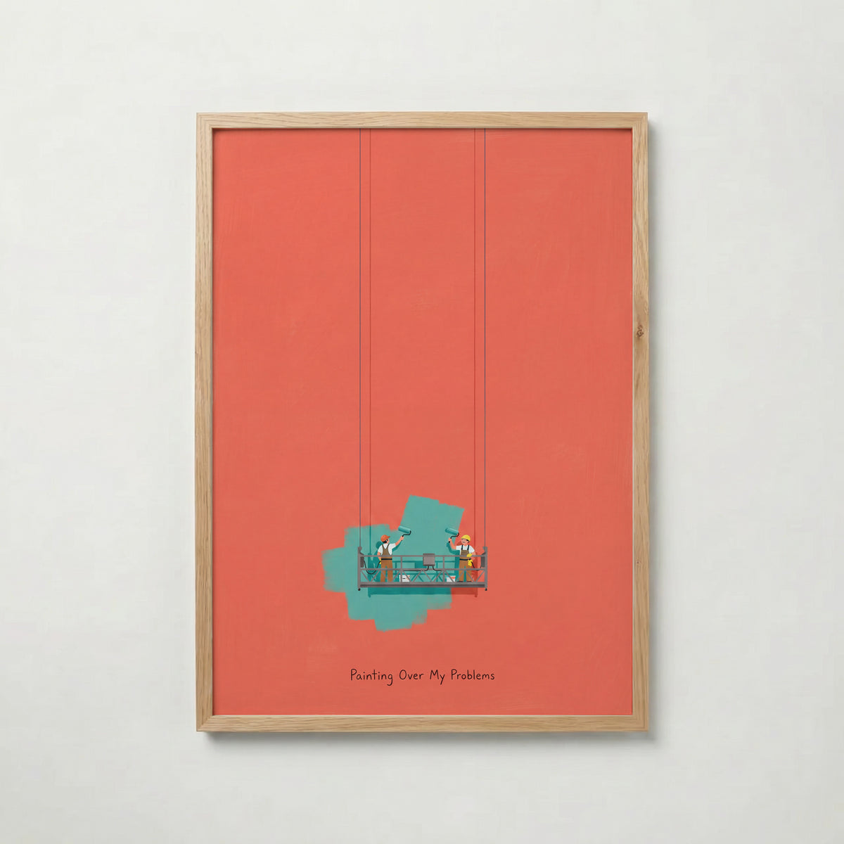 Painting Over My Problems Poster – ekram