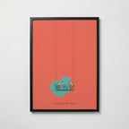 Painting Over My Problems Poster – svart ram