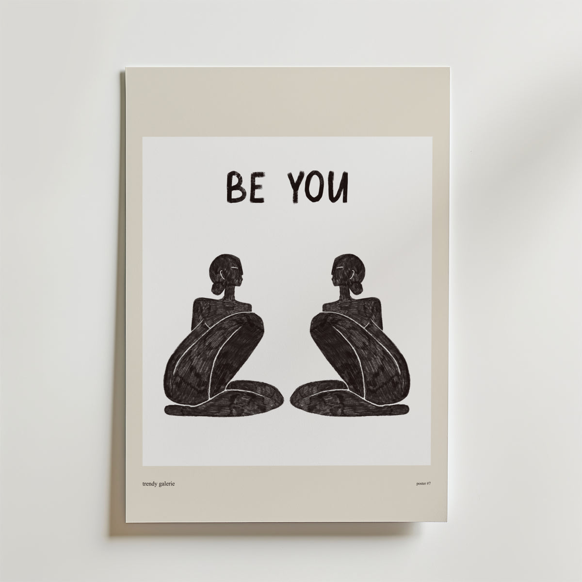 Be Your – stilfullt konsttryck från Bozetto, tryckt på matt finpapper i hög tryckkvalitet