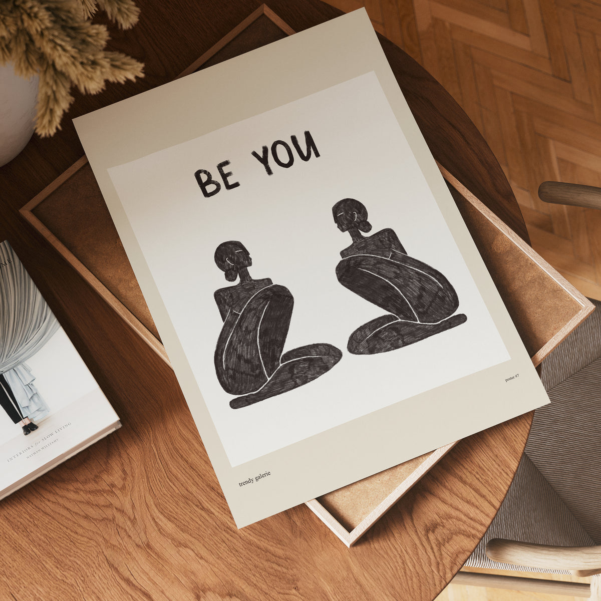 Be Your poster visad rakt fram – Bozetto affisch i hög tryckkvalitet i hög tryckkvalitet