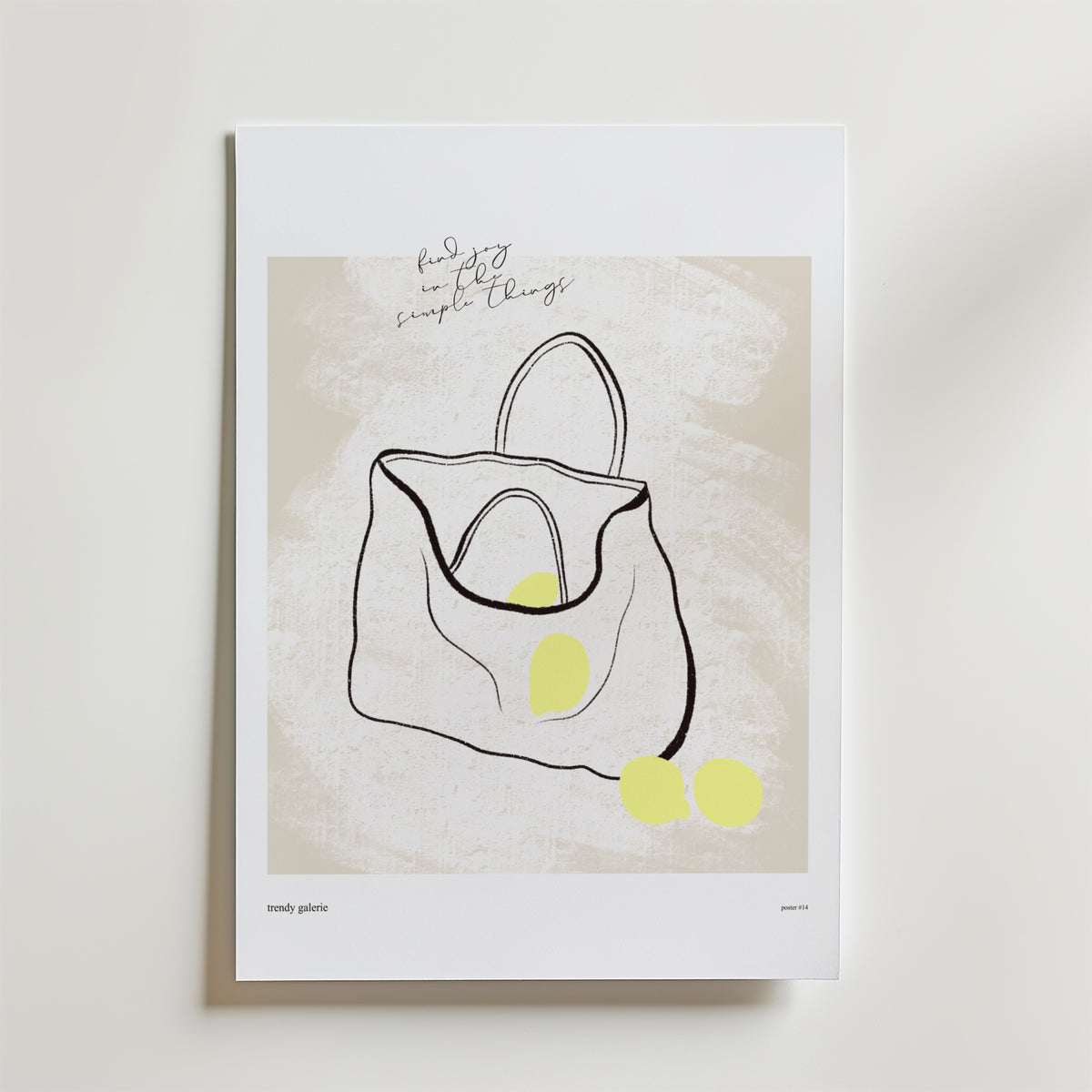 The Everyday Ritual – stilfullt konsttryck från Bozetto, tryckt på matt finpapper