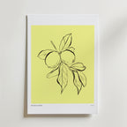 Botanical Lemon – stilfullt konsttryck från Bozetto, tryckt på matt finpapper i hög tryckkvalitet