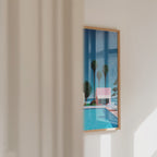 Hiroshi Nagai Palm Springs Pool Poster – väggvideo