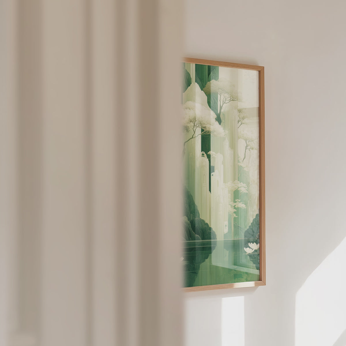 Serenity of the Forgotten Peaks Poster