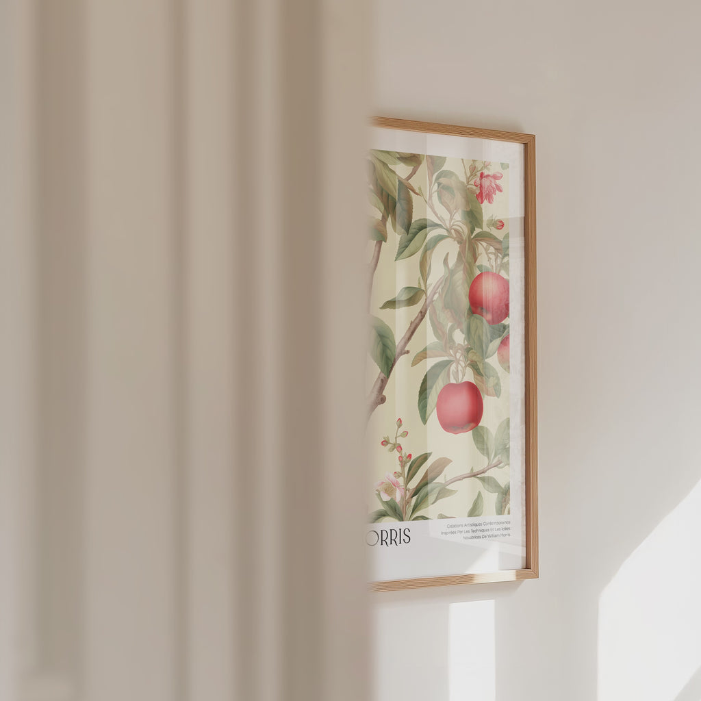 William Morris Crimson Orchard Apple Poster – väggvideo