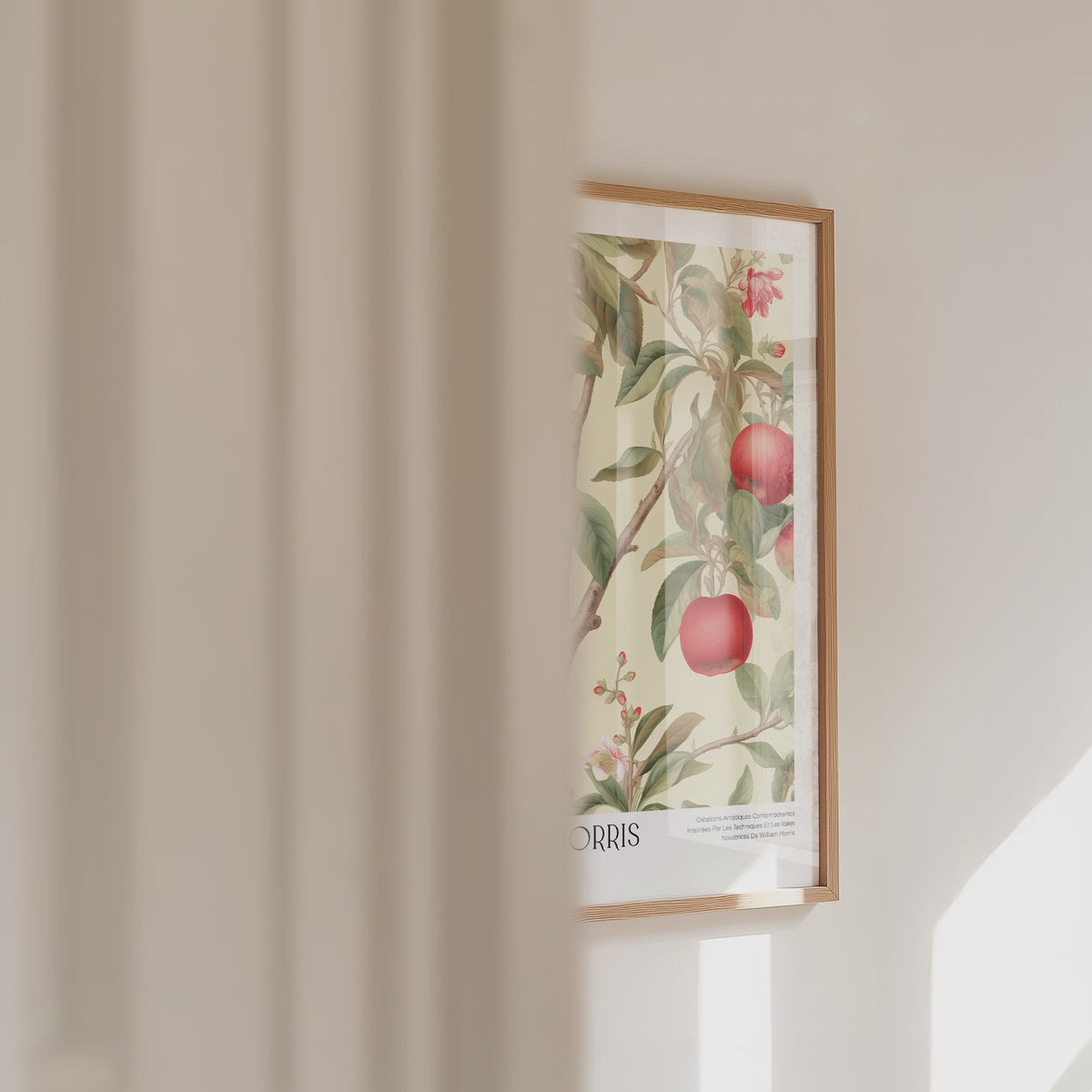 William Morris Crimson Orchard Apple Poster – väggvideo