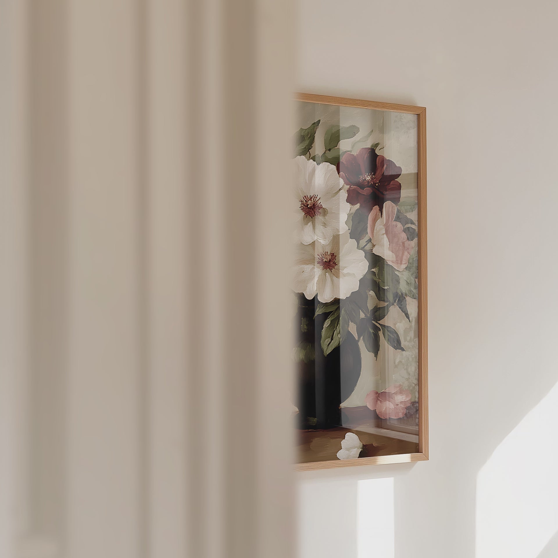 Floral oil painting No.2 Poster – väggvideo