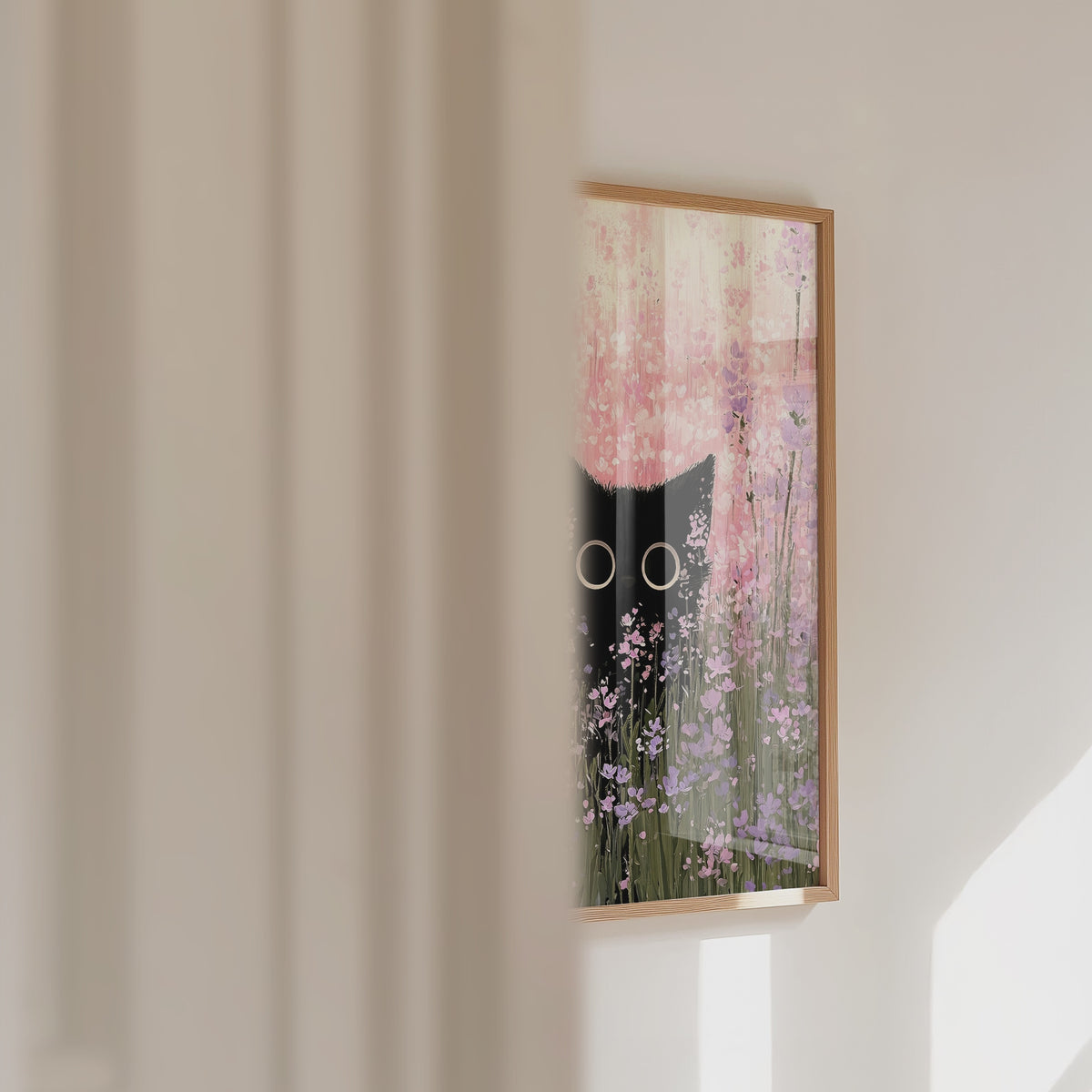 Cat in Bloom Poster – väggvideo