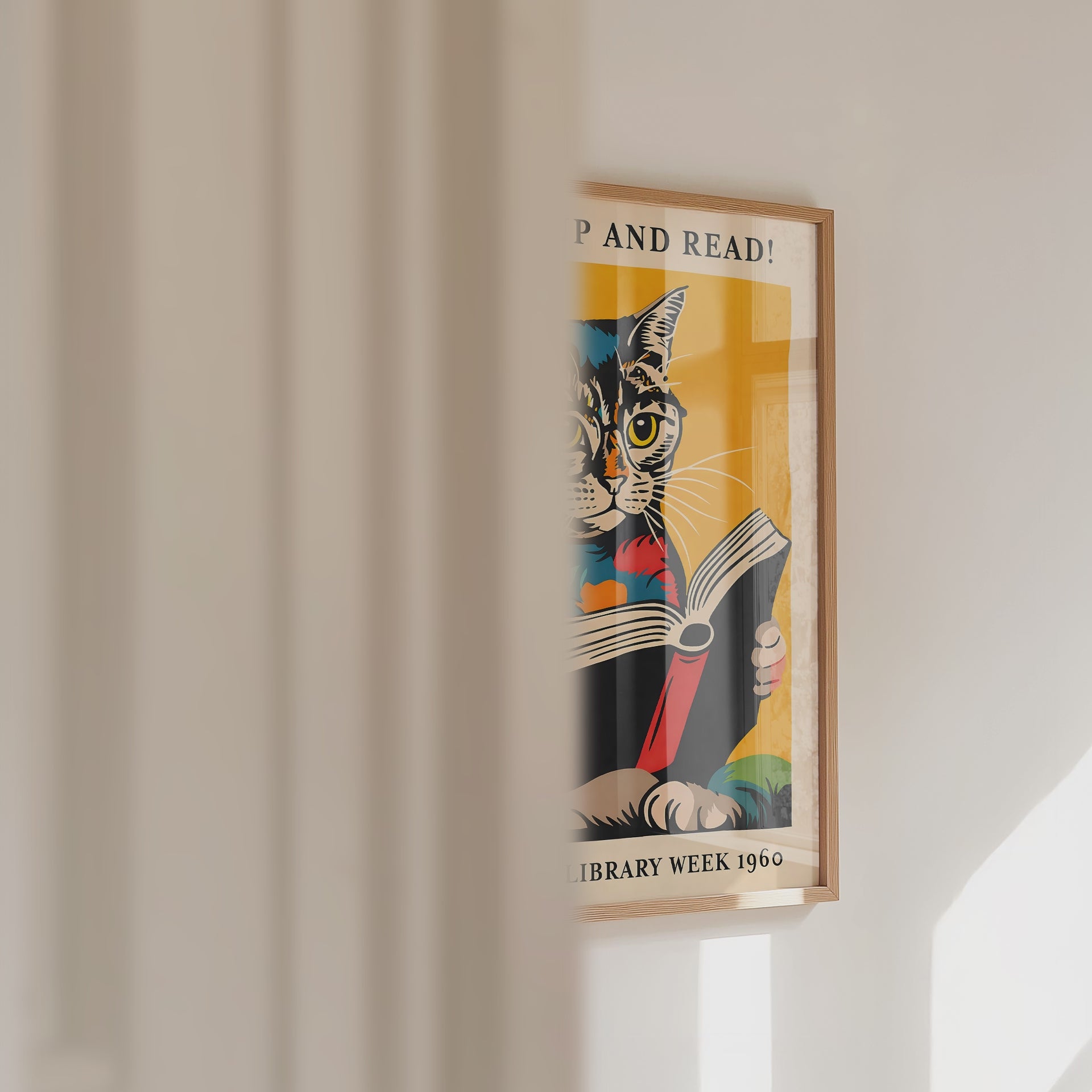 Wake Up and Read Poster – väggvideo