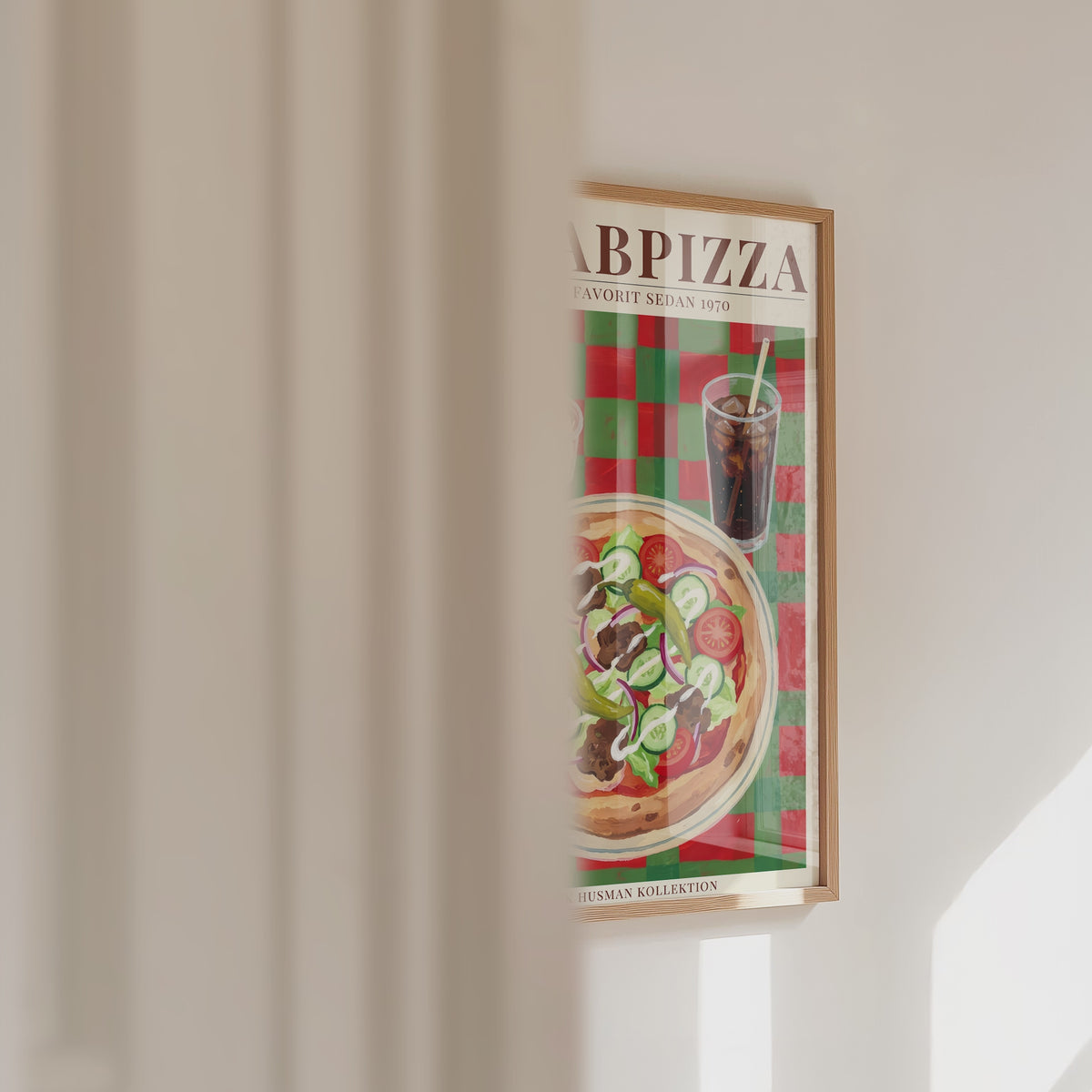 Kebabpizza Poster – väggvideo