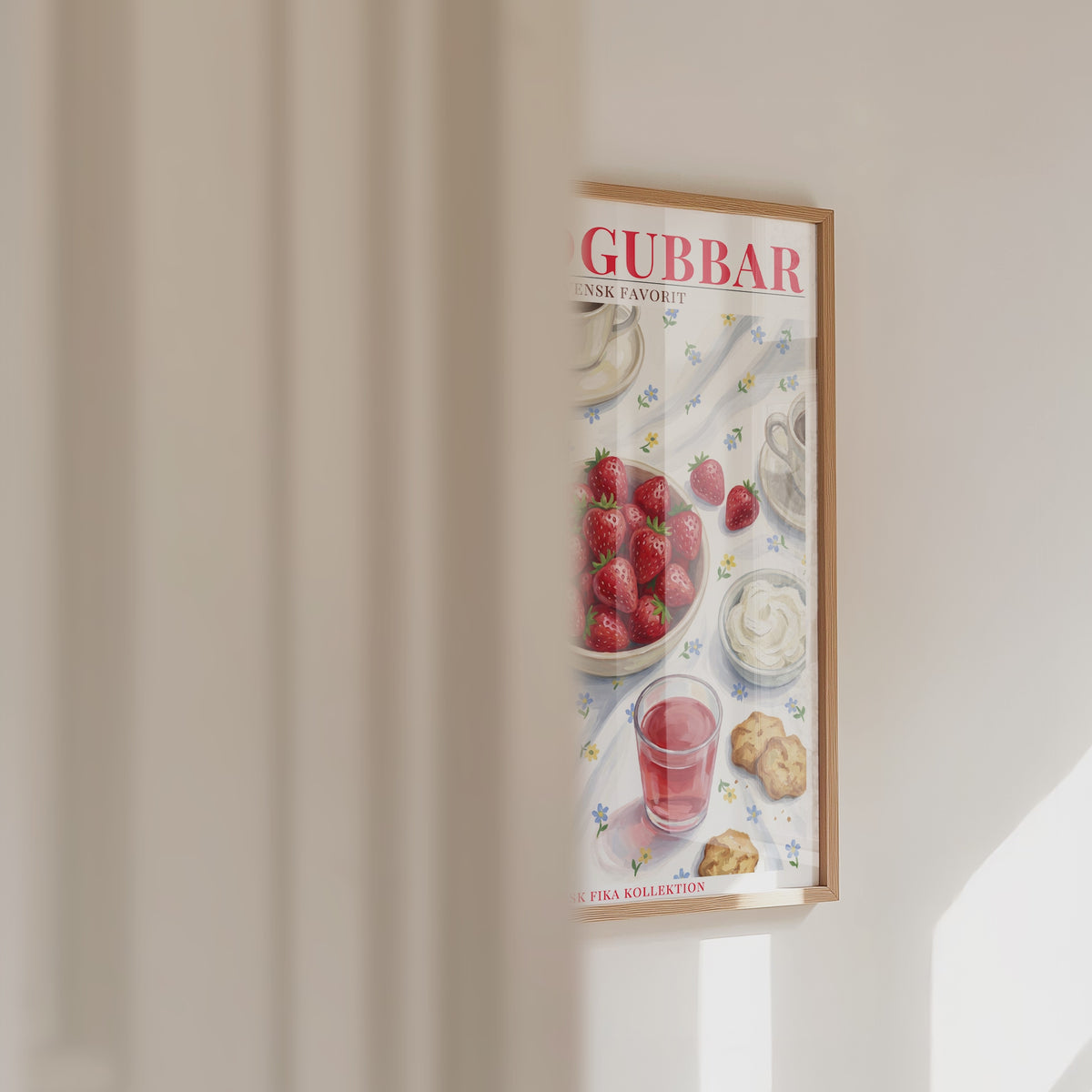 Svenska Jordgubbar Poster – väggvideo