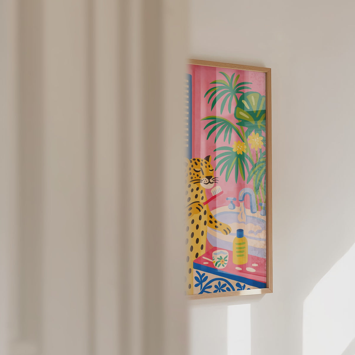 Morning Ritual Leopard Poster – väggvideo