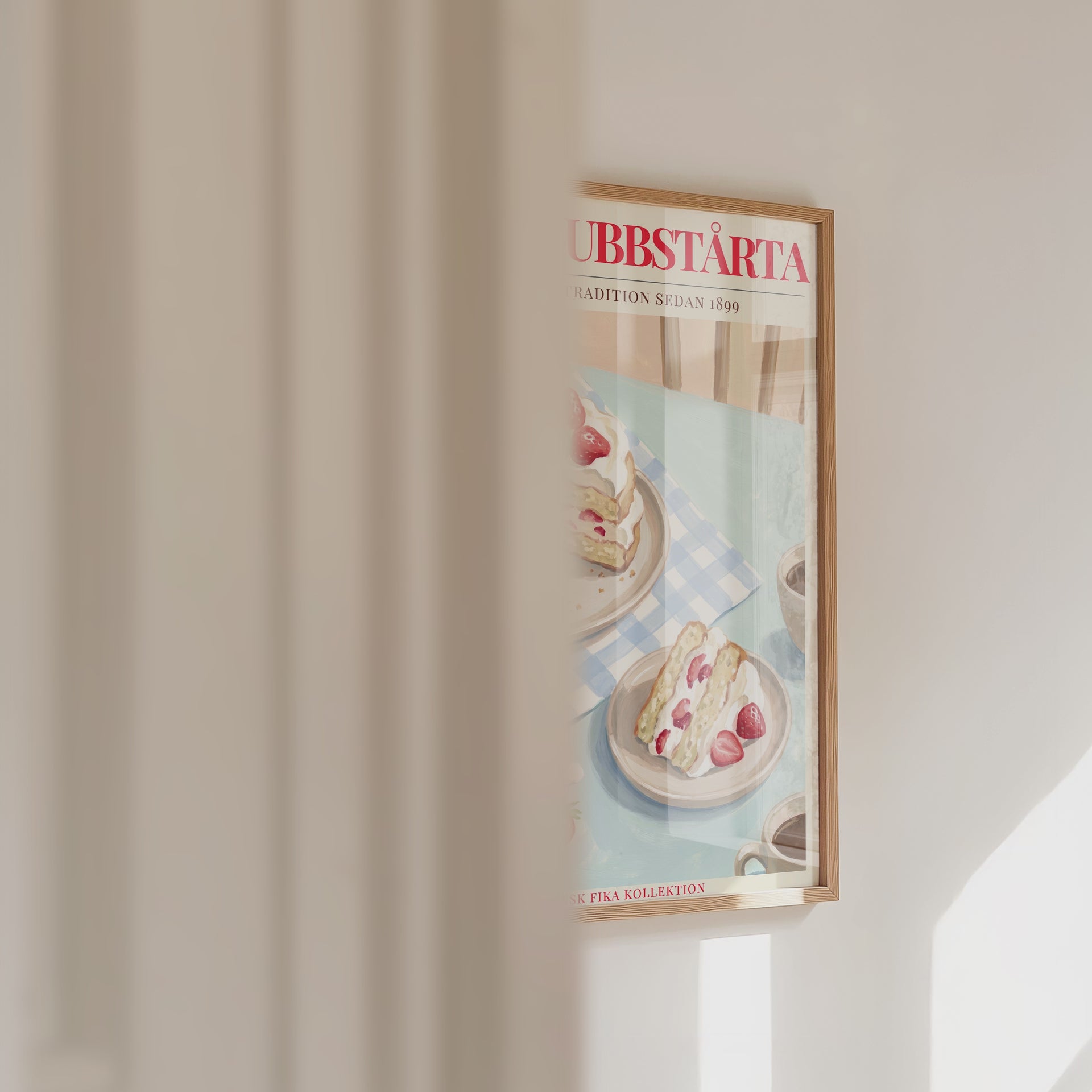 Jordgubbstårta Poster – väggvideo