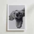 Puppy Play Poster – med passepartout
