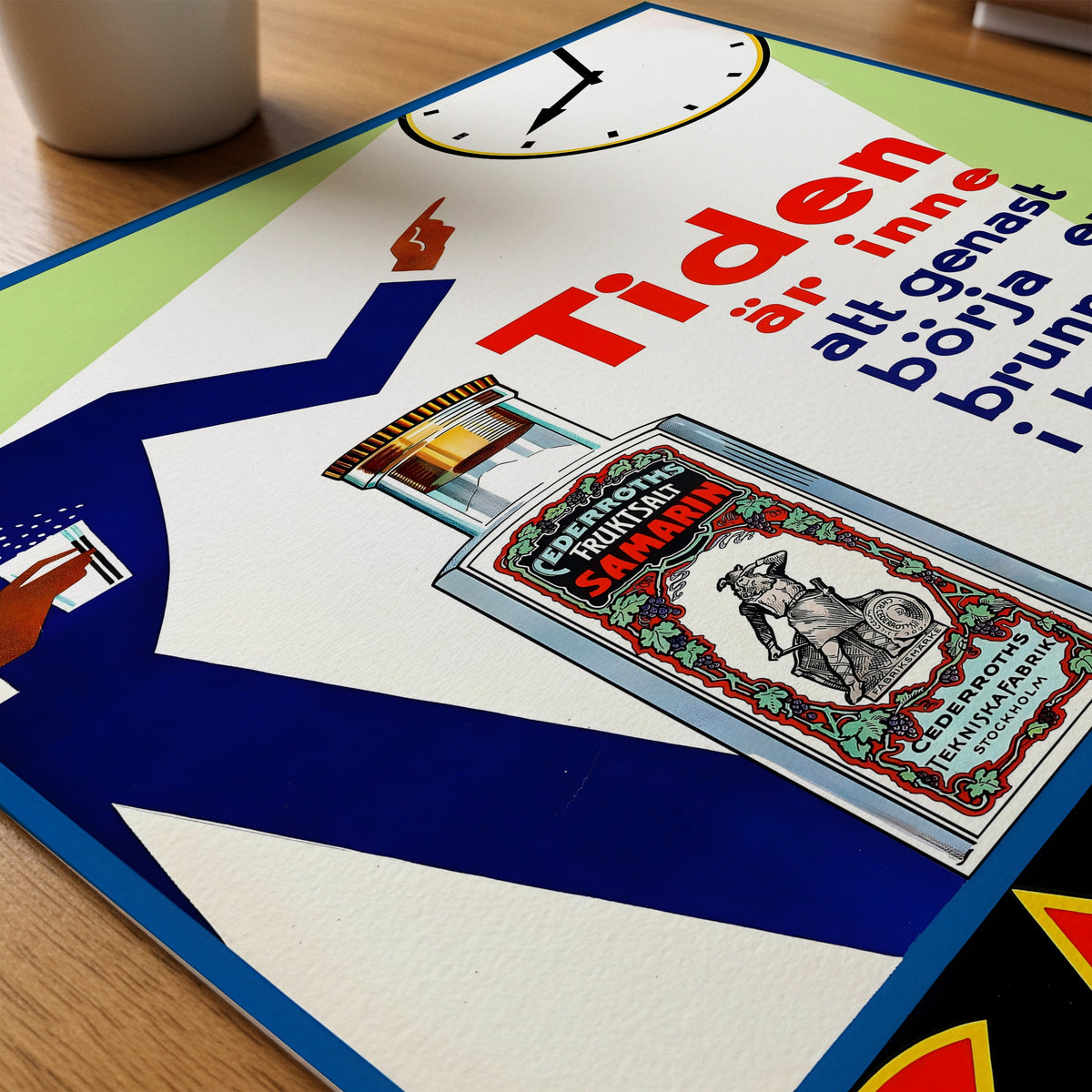 Samarin Vintage Apothecary affisch på skrivbord – Bozetto poster på matt finpapper