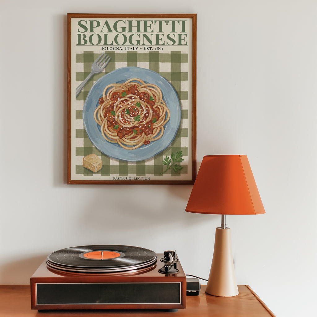Spaghetti Bolognese poster i inredning - Bozetto
