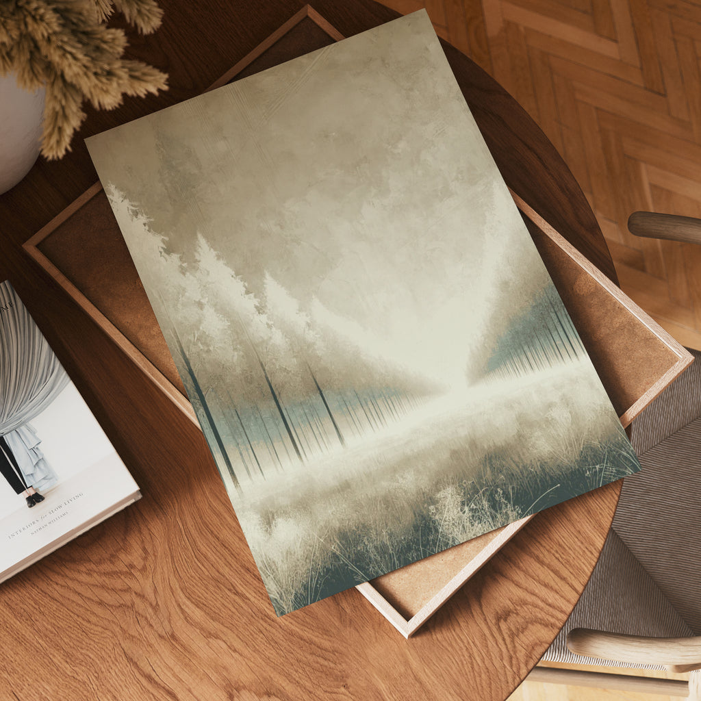 Whispers Of The Forest – affisch med stilfullt motiv från Bozetto i hög kvalitet