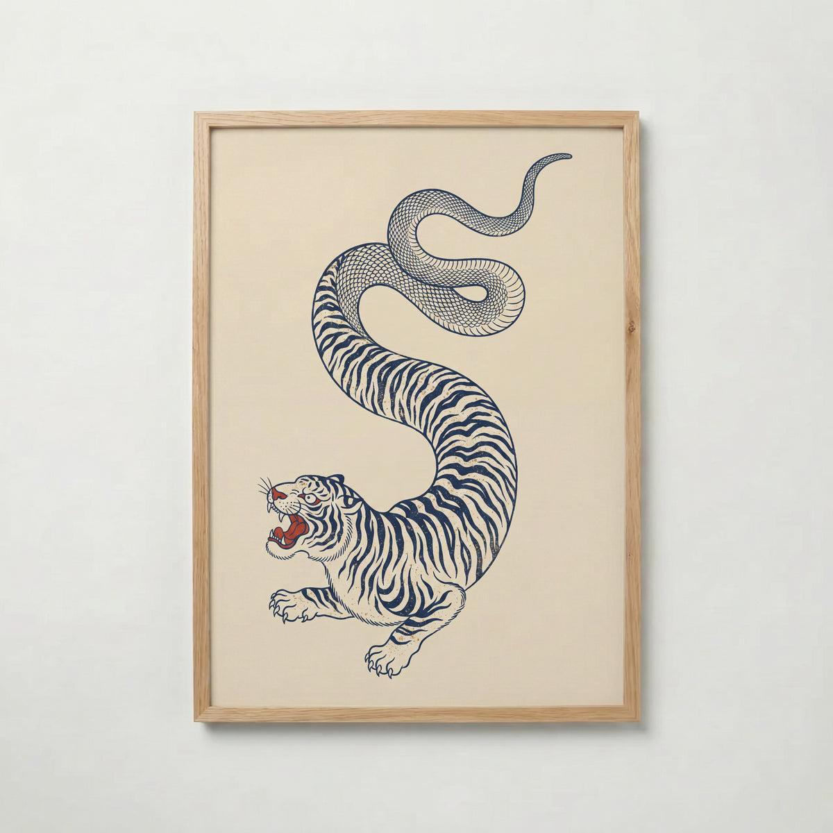 Tiger Serpent I Poster – ekram