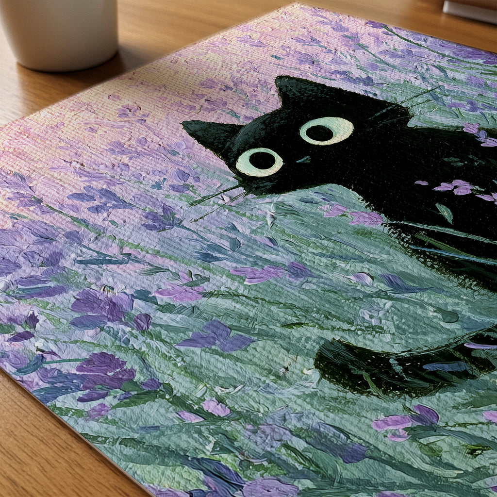 Tinycat – närbild på papper