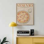 Vesuvio poster på vägg - Bozetto