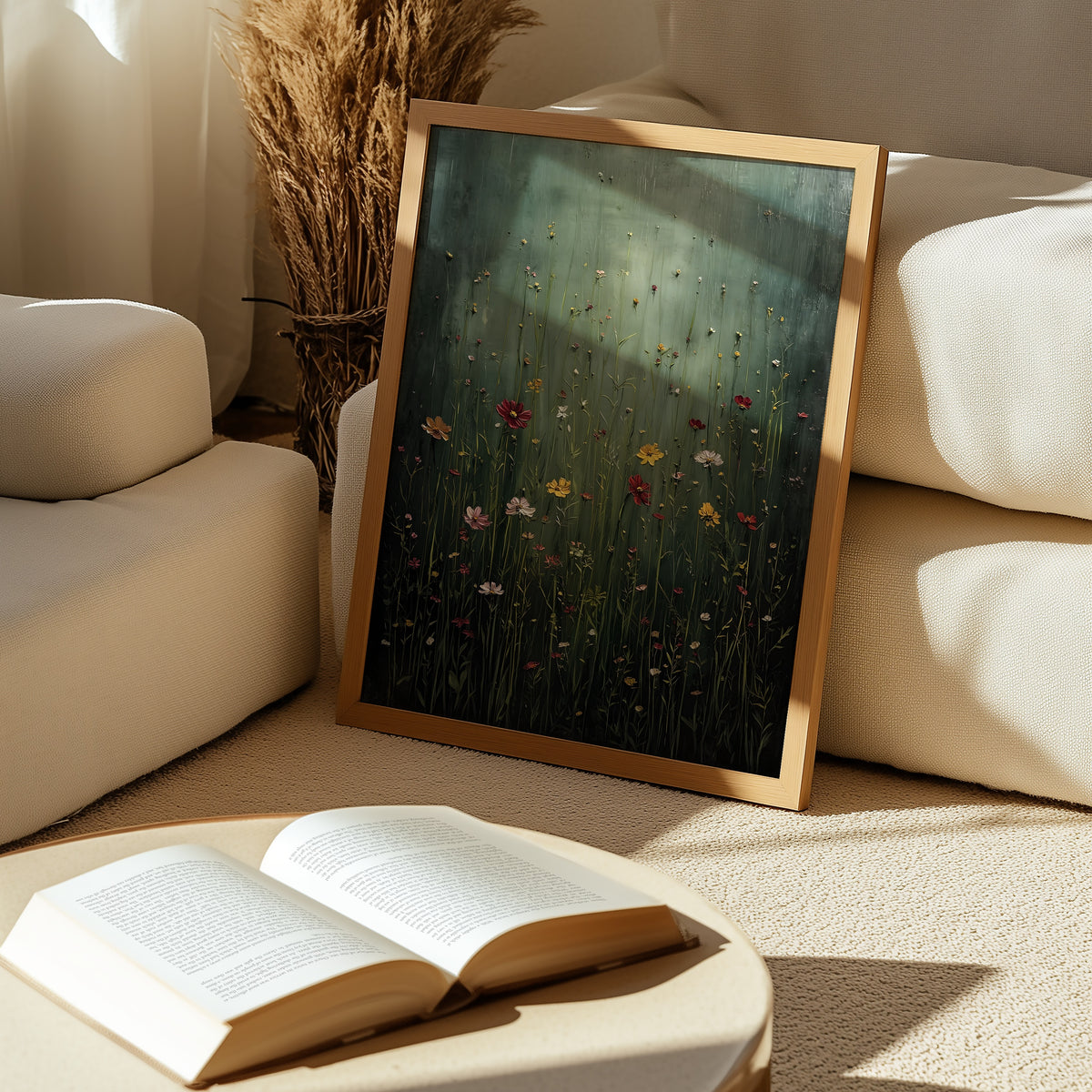 Whispering Meadow affisch i stilren inredning – Bozetto poster i hög tryckkvalitet