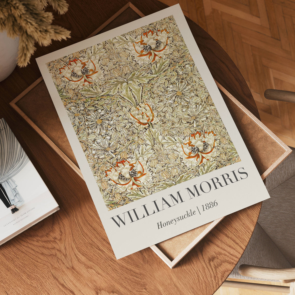 William Morris Honeysuckle – köp enkelt hos Bozetto konsttryck i hög kvalitet i hög kvalitet