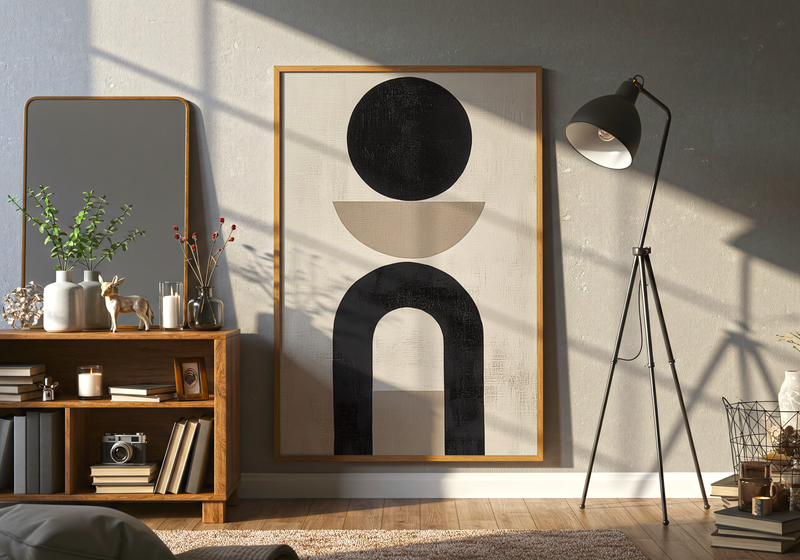 Abstract Shapes No.3 Poster