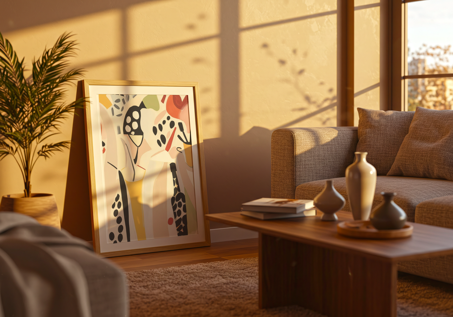 Abstract Dots Poster