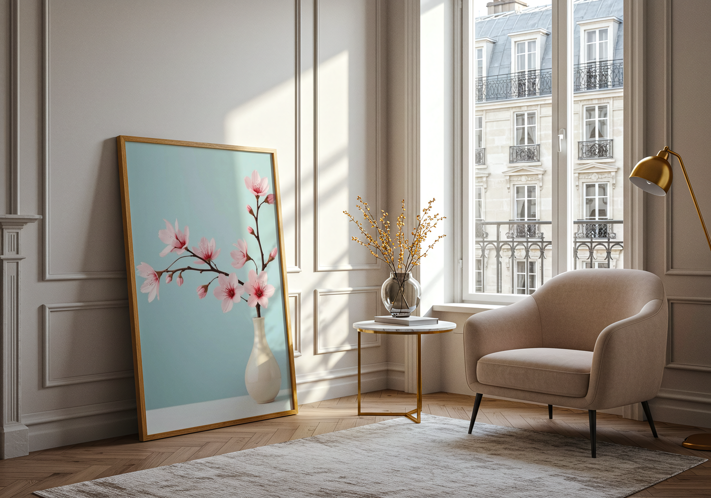 cherry Blossom Branch Poster