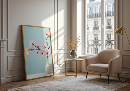 cherry Blossom Branch Poster